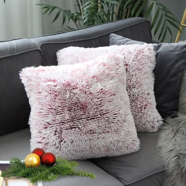 Luxury Faux Fur Throw Pillow Cover