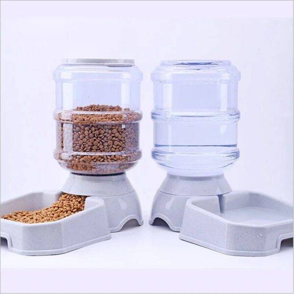 3.8L Large-Capacity Automatic Pet Feeder and Water Dispenser for Dogs and Cats - Image 5