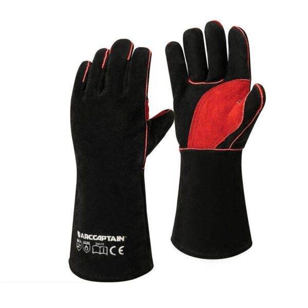 Heat & Puncture Resistant Cowhide Leather Welding Gloves