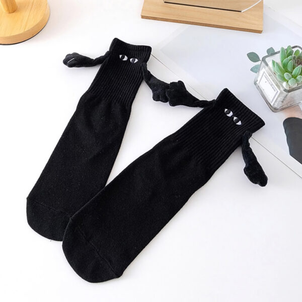 Magnetic Attraction Cartoon Eye Couple Socks